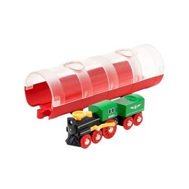 BRIO World 33892 - Classic Steam Train & Tunnel - 3 Piece Wooden Toy Train Set | Perfect for Kids Age 3 and Up | FSC-Certified Wood | Compatible with BRIO Sets