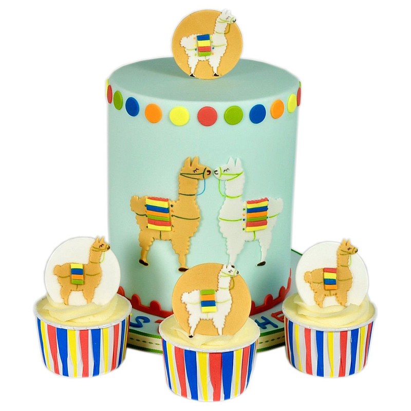 FMM Mummy & Baby Llama Cutter - 2 piece Set