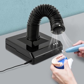 CNCEST Dentistry Vacuum Cleaner, 60w Polishing Suction Machine, Dust Suction Machine for Polishing for Dentistry Hospitals, Homes, Nail Salons, Nail Schools, Shopping Malls (Black)