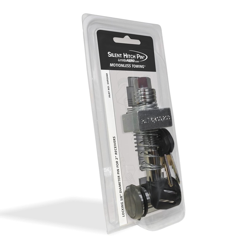 Let's Go Aero (SHP2040) Keyless Press-on Locking Silent Hitch Pin