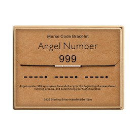 Angel Number Bracelets for Women 999 Morse Code Bracelets Numerology Jewelry Inspirational Gifts for Women
