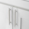 10 Pack Brushed Satin Nickel knurled Cabinet Pulls,6.3 Inch(160mm) Hole