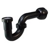 Westbrass D401-PF-12 Decorative Styrene P-Trap, Oil Rubbed Bronze