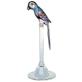 Prochaska Gallery Hand Blown Glass Parrot Macaw Figurine