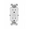 Leviton R92-GFWT1-0KW 15 Amp White SmartlockPro Self-Test GFCI