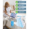 Vacuum Storage Bags for Travel, 16 Pack (4L+4M+4S+4XS) Vacuum Seal