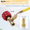 SURIEEN AC R134A Adapters Kit, R134A Quick Coupler Adapters with