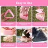 KineticKraft 2 Pieces Triangular Onigiri Mould, Sushi Maker, Pink, Plastic,