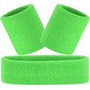 Hatstar 3-Piece Sweatband Set | Sweatbands for Wrist and Head
