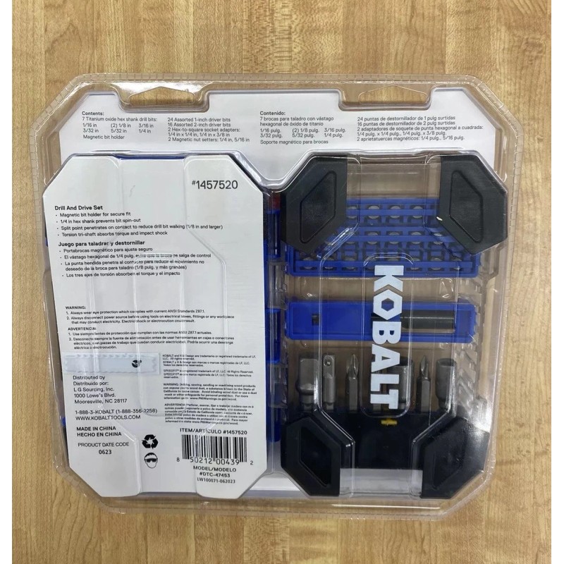 Kobalt 52 pc. Drill and Drive Set -1/4 in hex