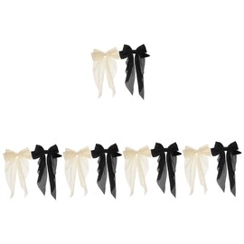 Minkissy 10pcs Elegant Bow Hair Clips for Women Teens Barrettes for Dressing up Parties Daily Wear Colors