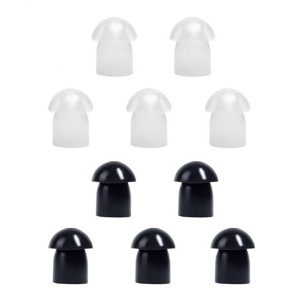 YNIBST Replacement Mushroom Ear Tips for Two Way Radio Walkie