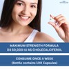 Nivagen Vitamin D3 50,000 IU (1250 mcg) | Once Weekly