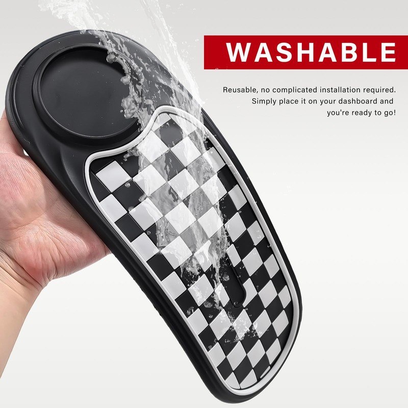 Car Phone Holder, 3-in-1 Dashboard Pad Rotatable Phone Holder with