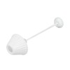 Miniature Dollhouse Floor Lamp White Shell Pattern Retro Elegant DIY
