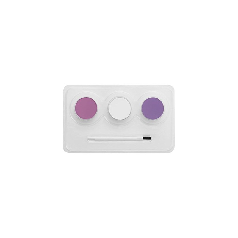 Smiffy's Make-Up FX Aqua Butterfly Kit Three Colours Brush and
