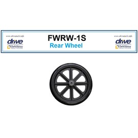 Drive Drive Replacement Parts for Transport Chair RTLFW19RW-RD (Rear Wheel - 1 Each)