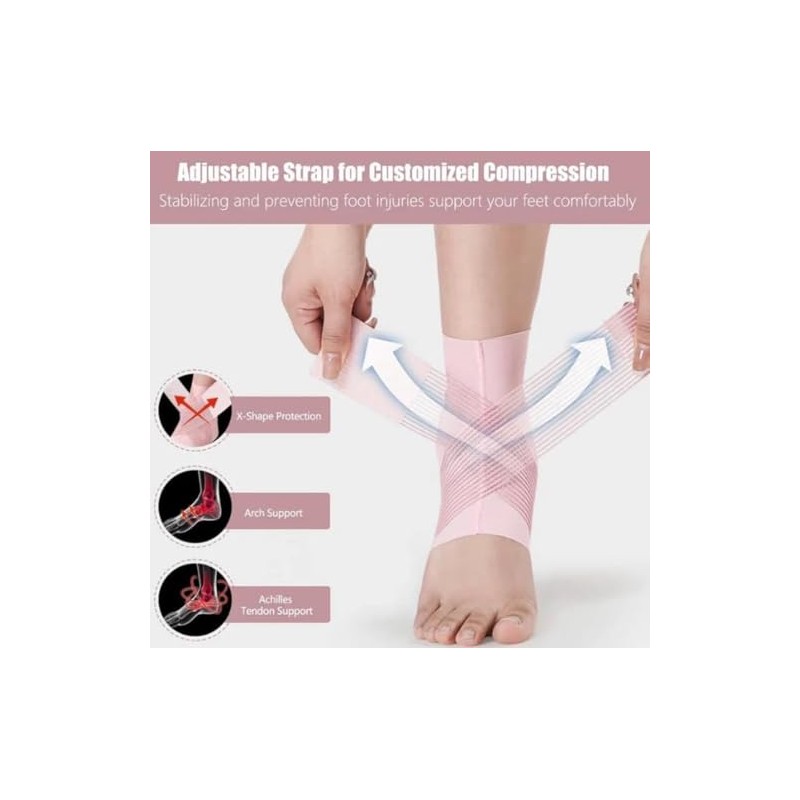LumiFlex Band Ankle Support Original - Elastic Foot Brace with