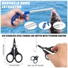 GPUSFAK Fishing Tool Kit, 11 Pieces Fishing Gear, Fishing Pliers