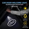 2-Pack Car LED Door Lamp Logo Projector Courtesy Welcome 3D