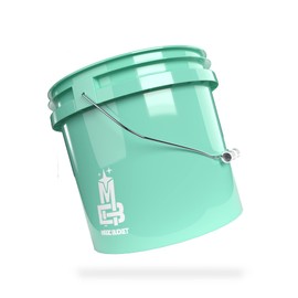 Magic Bucket Wash Bucket for Car Hand Wash Mint | 3.5 US Gallons Approx. 13 Litres | Compatible with Grit Guard, Detail Guardz Dirt Lock, Chemical Guys Dirt Trap, Gamma Lids
