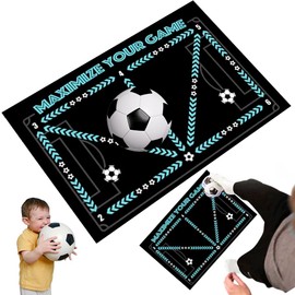 Football Mat, Football Step Training Mat, Football Mat Training, Training Mat Non-Slip, Football Training Accessories Indoor for Home, Gift for Children and Football Lovers, (60 x 90 cm)