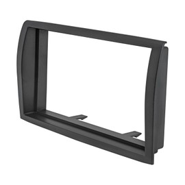 tomzz Audio 2414-048 Double DIN Radio Faceplate Compatible with Fiat Ducato Peugeot Boxer Citroen Jumper Relay Vehicle with Radio Preparation Black