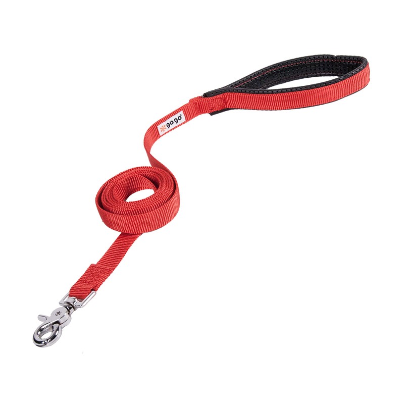 GoGo Pet Products 3/4-Inch Wide Comfy Nylon Dog Leash, 4-Feet