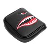 SHABIER Black Golf Putter Cover with Tiger Shark Design Golf