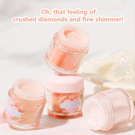 Xixi Dream Clear Flash Highlighter Powder Your Go-To Solution for Precision and Style - Flawless, Airy Finish That Lasts All Day!" (18 First Love White, 2)