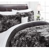 Chanasya Ultra Soft Faux Fur 3-Piece Bedding King Duvet Cover