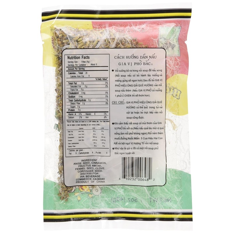 Old Man Que Huong Pho Bac Spice Seasoning (10 Packs)-