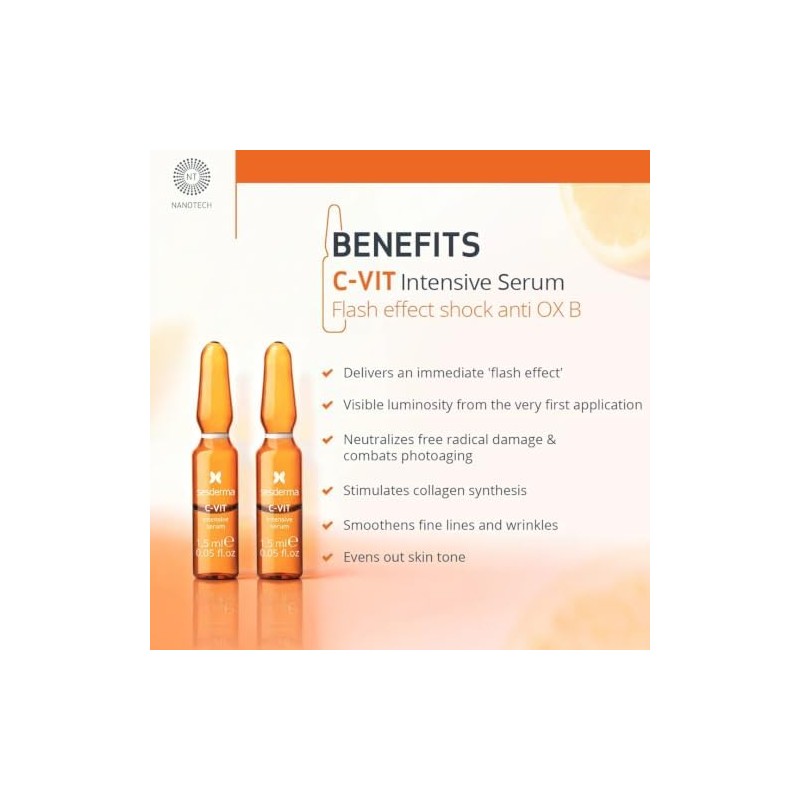 Sesderma C-Vit Ampolletas Intensive Serum Vitamina C 12% 10 ampolletas