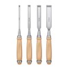Set of 4 Chisel Tool Chisel for Carpentry 0.27/0.7/0.71/0.9 inches