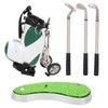 Desktop Golf Pen Set 3 Ballpoint Pens and Mini Bag