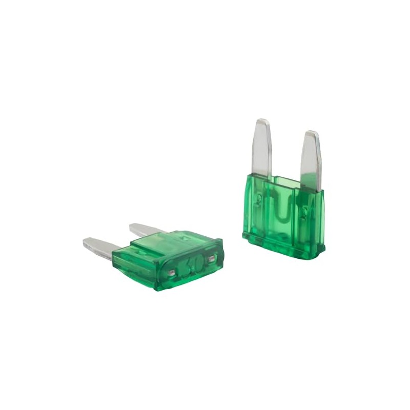 SeKi Mini Blade Fuse 30 A Green Car Fuse 32