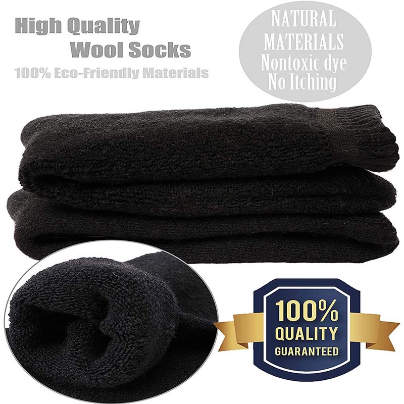 Womens Super Thick Wool Socks - Soft Warm Comfort Casual