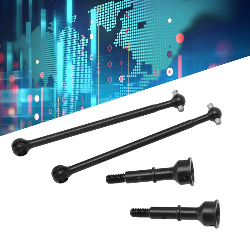 Metal Steel RC Car Rear Drive Shaft Axles Set for