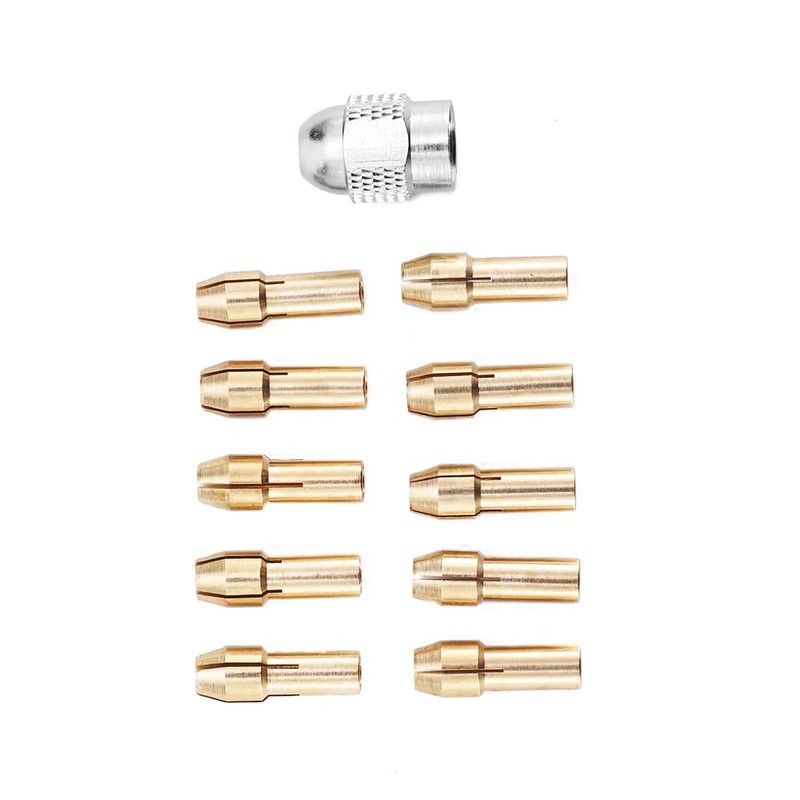 VOANZO 22 Stück Spannzange für Dremel-Ersatzzange für Dremel-Zubehör-Set mit 12