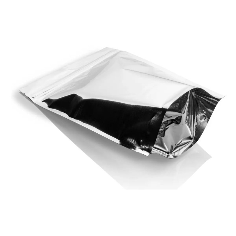 Bolsa Sup 454g - Metalizada Plata - Piezas Negro