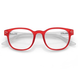 BLUEMOKY Blue Light Blocking Reading Glasses for Women Men, Small Retro Square Reader Computer Glasses