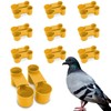 kathson 20 Pcs Bird Drinker Feeder Plastic Soda Pop Water