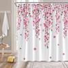 Cherry Blossom Shower Curtain Pink Flower Floral Weeping Vine Nature