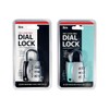 Ibis 3500 Two-Tone 3-Dial Padlock 6(SP) 10991 Mint 3ea