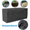 COOSOO Cubierta para caja de cubierta, impermeable, resistente, para patio,