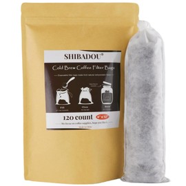 Disposable Cold Brew Coffee Filters - 120 Count Coffee Filter Bags 4"x 12" Cold Brew Filter Bags Coffee Maker Brewing Bags for Mason Jar or Pitcher