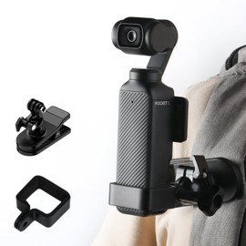 Lupholue 360 Degree Rotating Backpack Clip Mount Compatible with GoPro Hero 12 11 10 9 8, Session, Insta360 X4 X3 X2 X ONE RS R, DJI Osmo Action