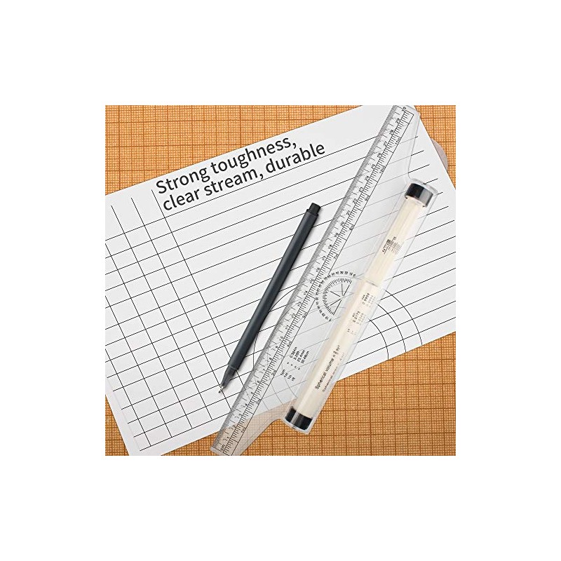 MyLifeUNIT - Regla de dibujo paralela multiusos, 30.5 cm, Plástico,