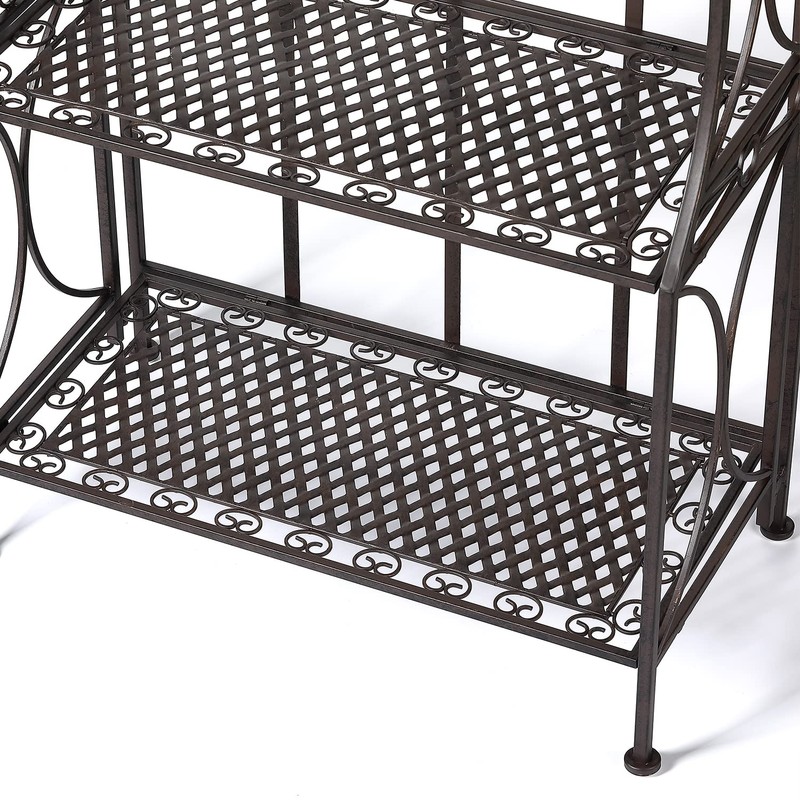 XAONIEN Kitchen Metal Bakers Rack Microwave Oven Stand Kitchens with