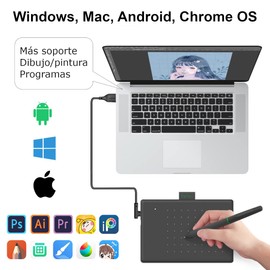 Parblo Tableta Digitalizadora Ninos N4 4x3 Pulgadas